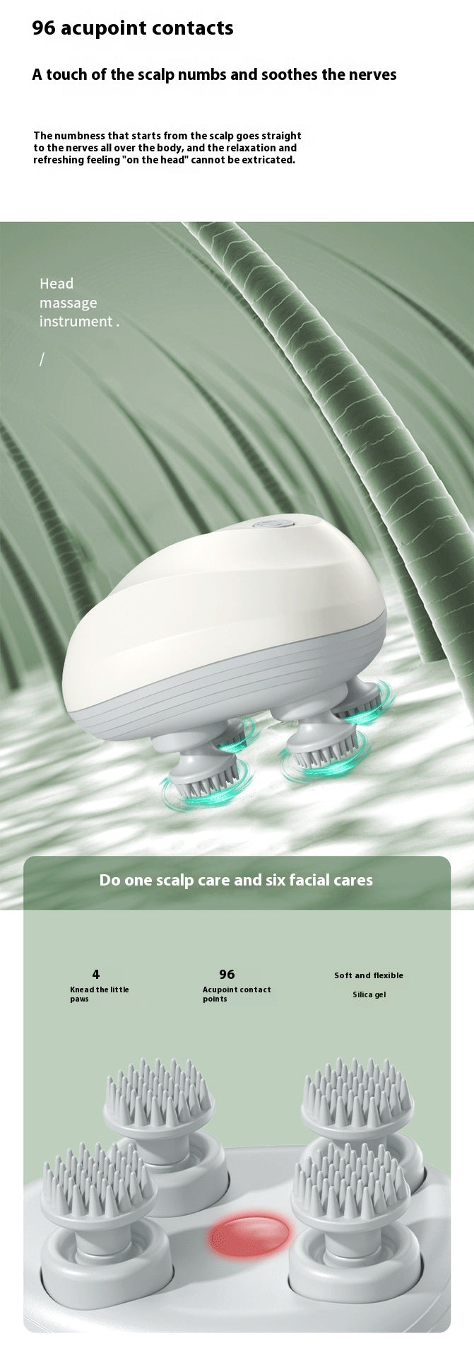 Electric Head and Neck Massager for Everyday Stress Relief