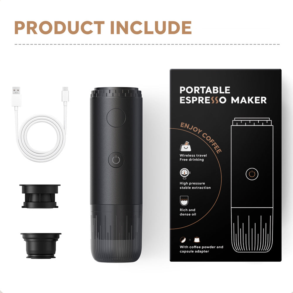 Brew Fresh Espresso Anywhere with Portable Wireless Coffee Maker