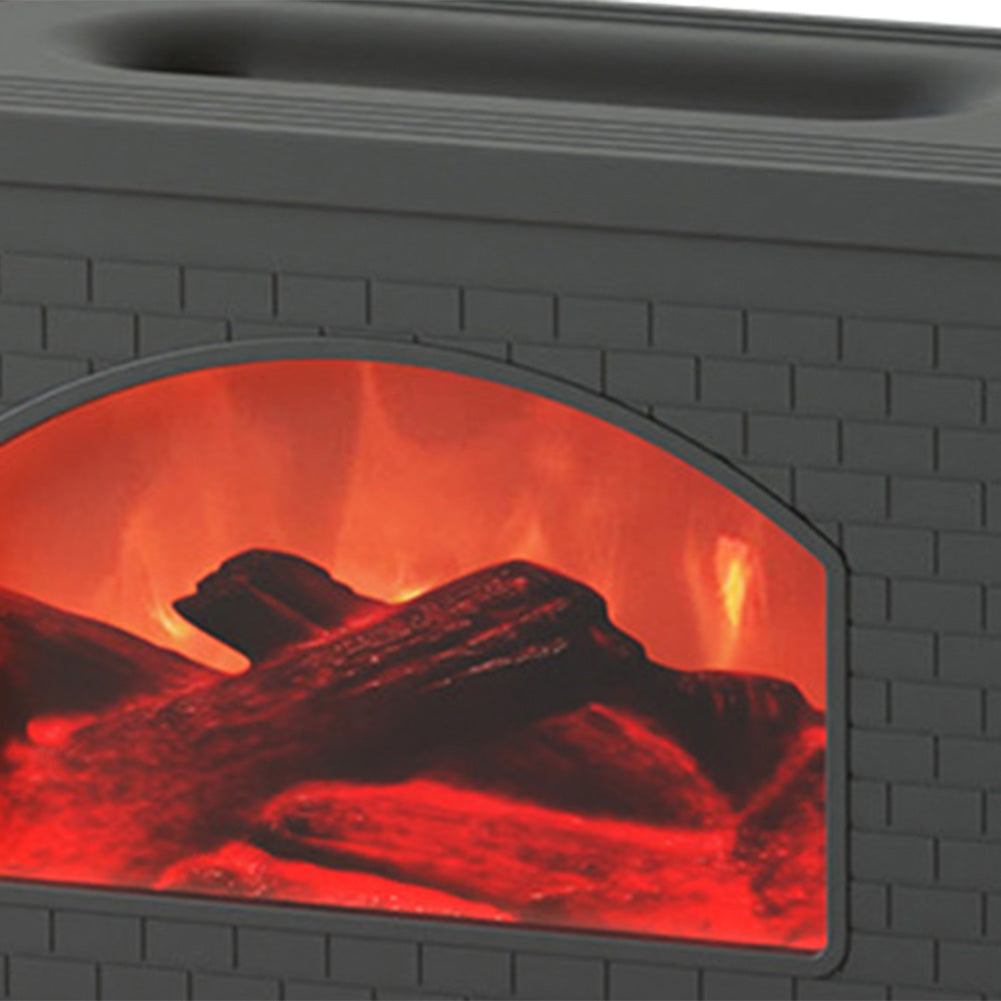 Fireplace-Style Aroma Humidifier for Comfort and Relaxation