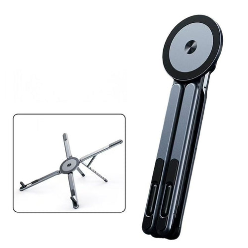 Premium Aluminium Foldable Laptop & Mobile Stand