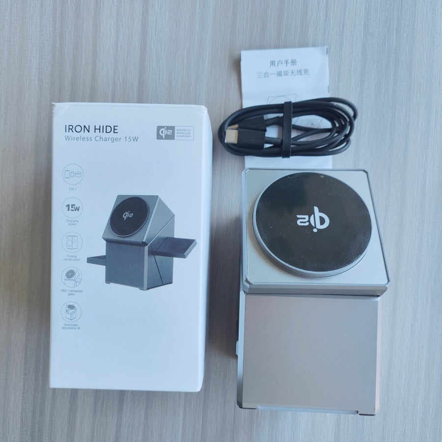 Charge Everything Together with 3-in-1 Wireless Charger
