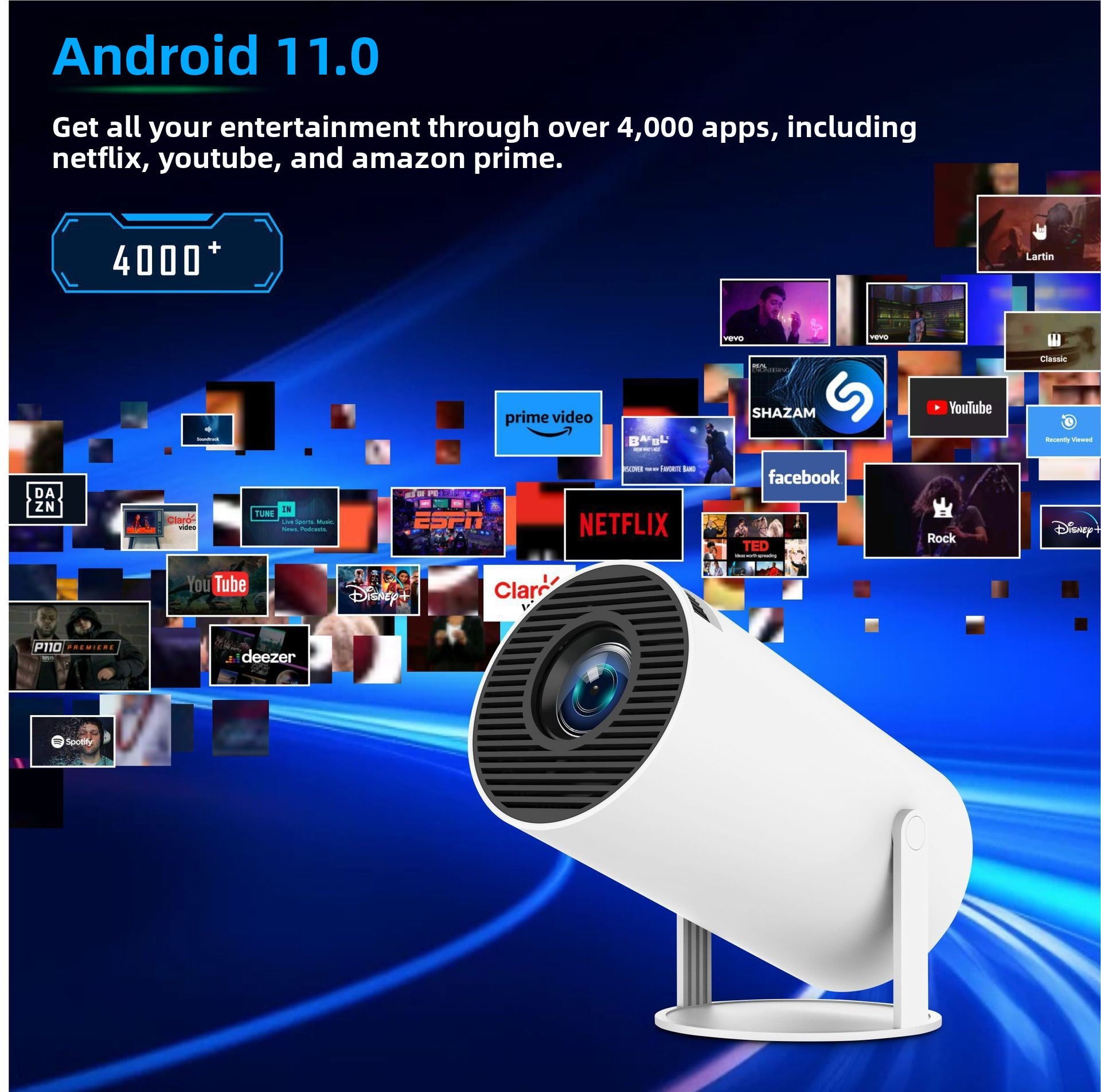 Big Screen Fun Anywhere with Portable Mini HD Projector