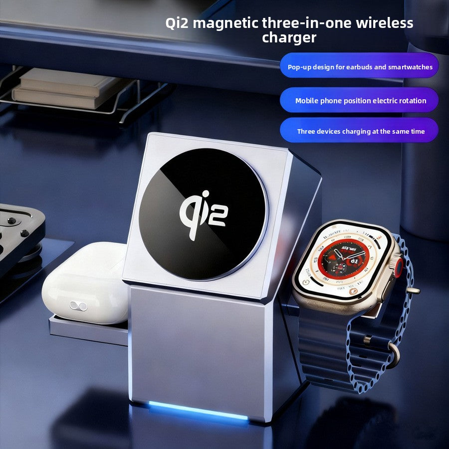 Charge Everything Together with 3-in-1 Wireless Charger