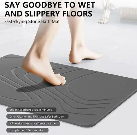 DRYVA Diatomite Stone Bath Mat